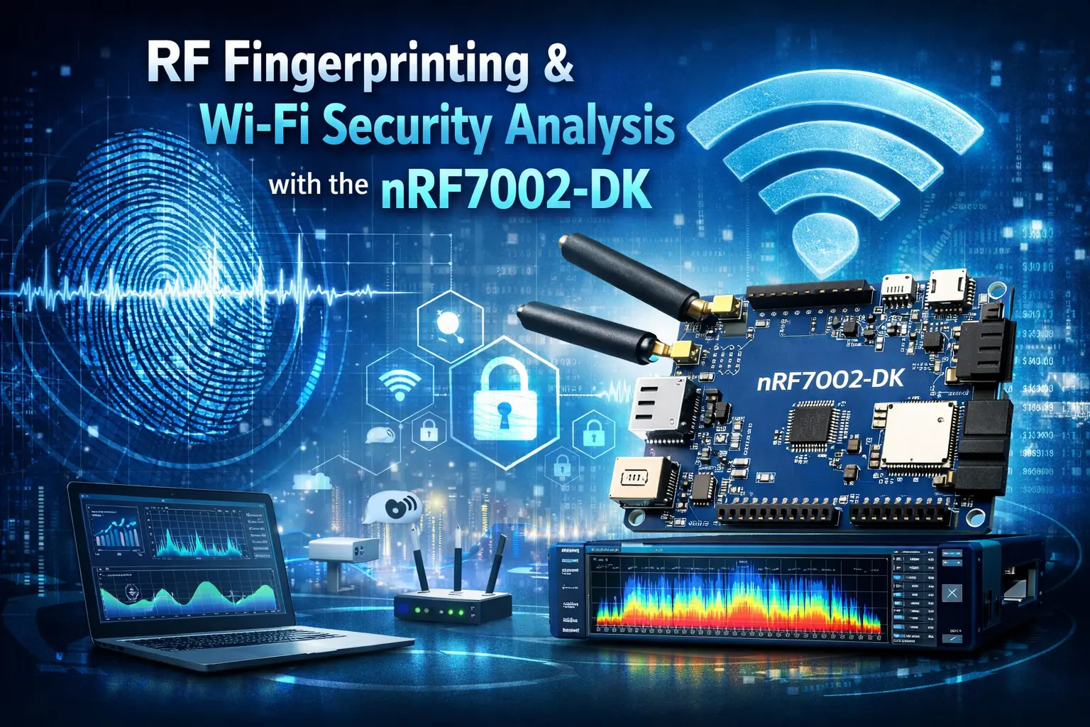 RF Fingerprinting & Wi-Fi Security Analysis with the nRF7002-DK
