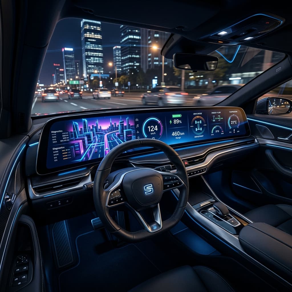 The Software-Defined Cockpit: Why Modern Cars Became Giant Smartphones